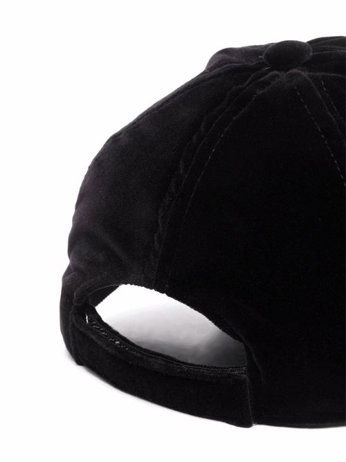 Black/white velvet cap Miu Miu | 5HC179V-OOO068F0967